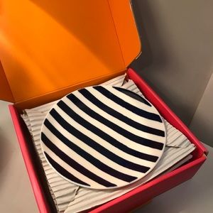 kate spade Charlotte Street Tidbit Plates 4 Indigo